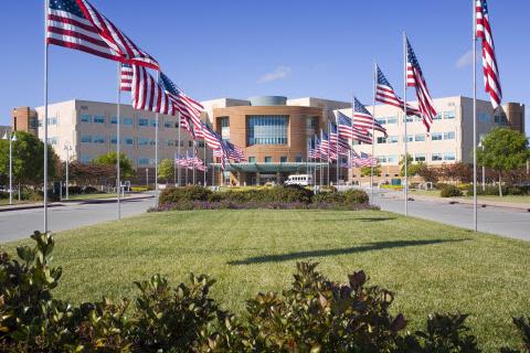 Main entrance for Palo Alto VA Medical Center