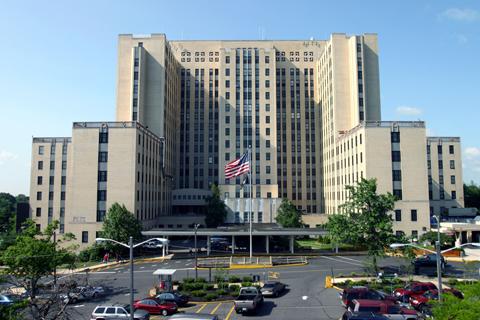 Main entrance for the East Orange VA Medical Center