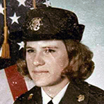 Penny Deere in dress uniform